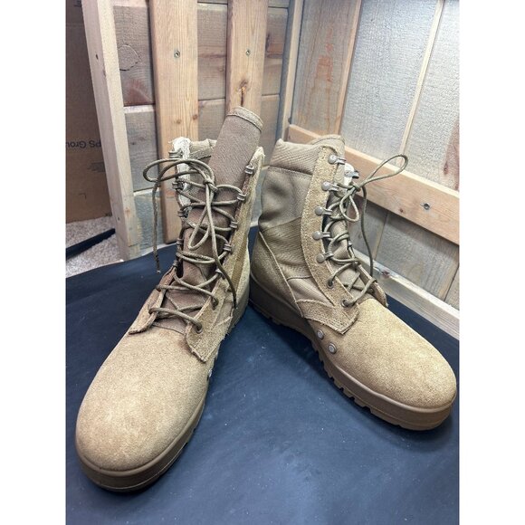 US Military Coyote Hot Weather 798 Combat Boot SPM1C1-13-D-1017 Size 10W main image 8